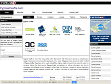 Tablet Screenshot of cypruscrafts.com